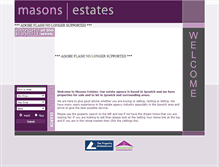 Tablet Screenshot of masonsestates.co.uk